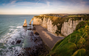 Sea Cliffs, Etretat Widescreen